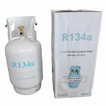 R134a, 12kg net weight,  EU standard 